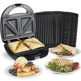 Nonstick Coated Plates Sandwich Toasters VonShef 15326RG