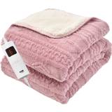 GlamHaus Heated Electric Throw Blanket