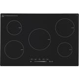 5 burner induction hob SIA INDH75BL 75cm Touch Control 5 Zone