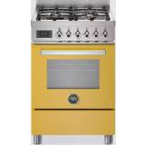 Dual fuel cooker 60cm single oven Series PRO64L1EGIT Yellow