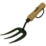 Rolson Shovels & Gardening Tools Rolson HD Carbon Steel Hand Fork Wood Handle