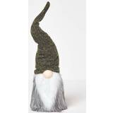 Grey Christmas Decorations Homescapes Gonk with Green Hat Decoration