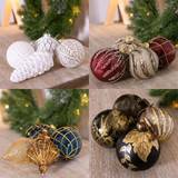 Charles Bentley Decorative Items Charles Bentley Pack of 12 Traditional Christmas Tree Ornament