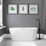 Freestanding Bathtubs on sale Freestanding Double Ended Back to Wall Bath Gable