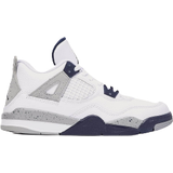 Children's Shoes Nike Air Jordan 4 Retro PS - White/Midnight Navy/Light Smoke Grey/Fire Red