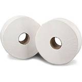 Toilet Papers Mini Jumbo White 2-Ply Roll 150 Metres