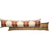Felling Levers Lichfield Hunter Highland Cow Draught Excluder Linen