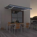 Patio Awnings vidaXL Manual Retractable Awning with
