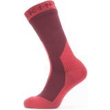 Red - Women Socks Sealskinz Extreme Cold Weather Mid Length Socks
