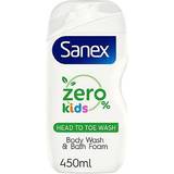 Body Washes Sanex Zero% Kids Head To Toe Wash 450ml