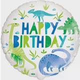 Text & Theme Balloons Unique Folieballong Dino Happy Birthday
