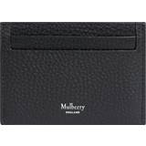 Mulberry Card Cases Mulberry Grained Leather Card Black