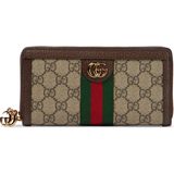 Gucci Ophidia GG Zip Around Wallet - Beige