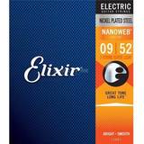 Elixir 12007-ELIXIR-U Nanoweb 7-string 9-52 Nickel Electric Guitar Strings Super Light