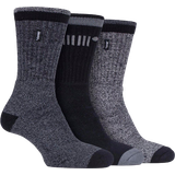 Jeep Men's Cushioned Foot Cotton Boot Socks 3-pack