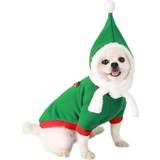 Henbrandt Christmas Dogs Snowman Cosplay Dress Pets Costume