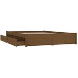 vidaXL Bed Frame with Drawers 31cm 140x200cm