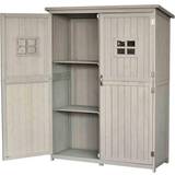 OutSunny Sheds OutSunny Garden Shed Outdoor Storage Unit w/ Asphalt Three (Building Area )