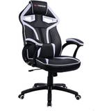Gaming Chairs Gtforce roadster i white black sport racing car office chair leather gaming desk