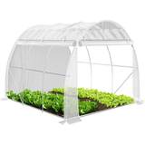 Freestanding Greenhouses Vounot Polytunnel Greenhouse 6m² Stainless steel Plastic