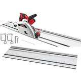 Plunge Cut Saw Excel 165mm Plunge Saw Kit 1200W/240V with 2 x 700mm Guide Rail