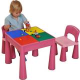 Plastic Furniture Set Liberty House Toys Kid's 5-in-1 Activity Table and 2 Chairs Set