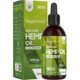 Skincare WeightWorld Hemp Oil 2000mg - Cold Pressed Hemp Seed Oil Drops 60ml
