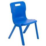 Blue Chairs Kid's Room Titan One Piece Classroom Chair 480x486x799mm Blue KF72170