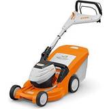 With Collection Box Battery Powered Mowers Stihl RMA 448 VC Solo Battery Powered Mower