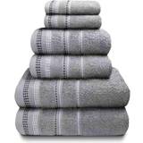 Towels Rapport Luxury Berkley Bath Towel Silver (100x50cm)