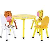 Charles Bentley Kid's Safari Table & Chairs Set 5pcs