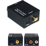 Optical digital audio cable 2 RCA Analogue To Digital Coaxial/Optical Soundbar Converter Adapter Audio