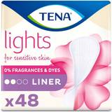 Moisturizing Incontinence Protection TENA Lights for Sensitive Skin 48-pack