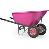 Wheelbarrows Pink Barrow with Pink Heavy Duty
