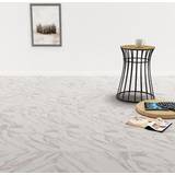 Topdeal Self-adhesive PVC Flooring Planks 5.11 mÂ² White Marble VDTD06258