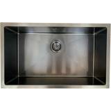 Black undermount kitchen sink Bali, KS033, Black Stainless Steel Kitchen Sink, Undermount