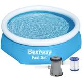 Swimming Pools & Accessories Bestway Fast Set Inflatable Pool 8ft X 24in