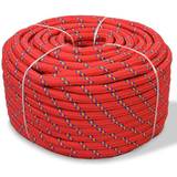 Marine Ropes vidaXL Marine Rope Polypropylene 6 mm 100 m Red