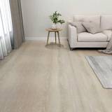 vidaXL Self-adhesive Flooring Planks 55 pcs PVC 5.11 mÂ² Beige