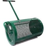 Garden Power Tools Landzie 24 in. Handheld Metal Basket Lawn and Garden Topdressing Rolling Yard Spreader