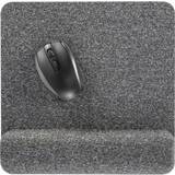 Allsop Premium Plush Memory Foam Wrist Rest, Mousepad, 1-7/8"H Gray