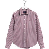 Gant Women Shirts Gant Regular Fit Striped Tightly Woven Shirt