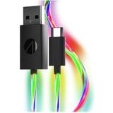 Adapters on sale Stealth 2m LED Light Up Twin Play & Charge Cables, Compatible with PS5 and