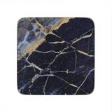Marble Serving Creative Top Navy Marble Coaster 6pcs