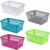 Whitefurze Clear, Small Small Large Rectangle Kitchen Office Study Basket