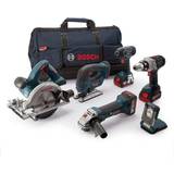 Bosch 6 Piece Cordless Tool Kit with 3x5.0ah Batteries