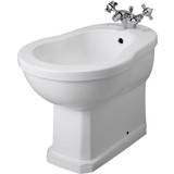 Bidets Milano Richmond White Ceramic Traditional Floorstanding Bathroom Bidet 405mm x 390mm