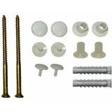 Toilet Brushes on sale Essentials WC Pan To Floor Vertical Fixing Kit