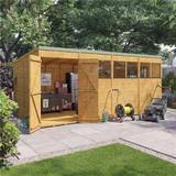 BillyOh Garden Storage Units BillyOh 16x8 Expert Tongue and Groove Pent Workshop Windowed