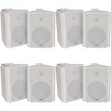 On Wall Speakers 8x 90W White